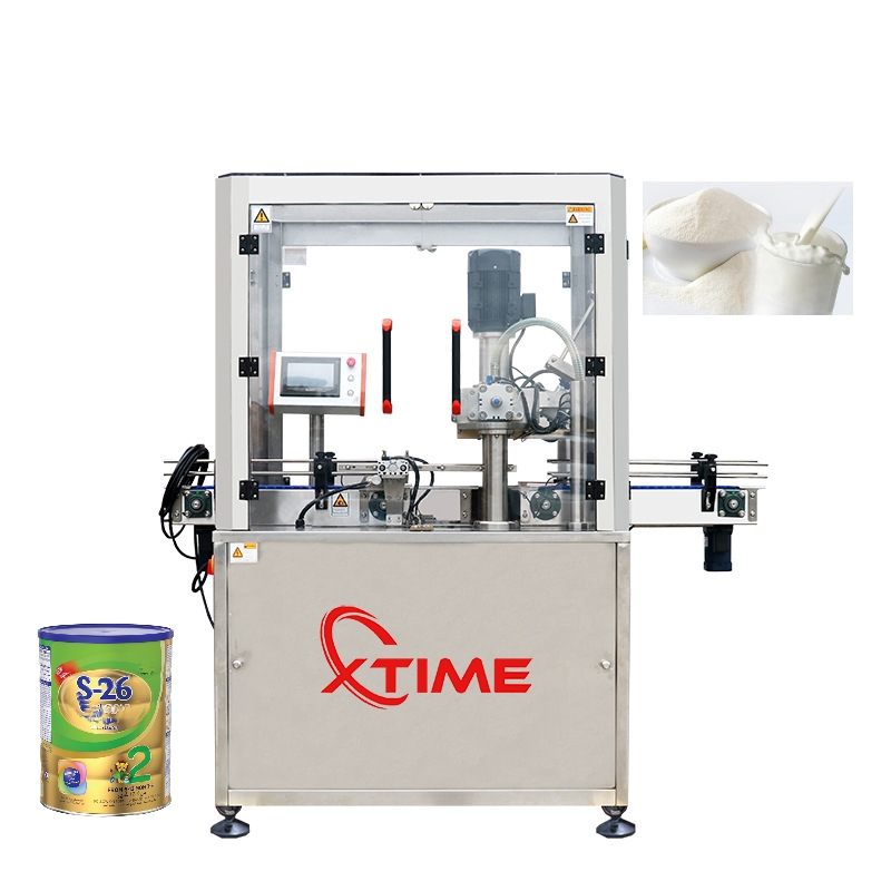 2019 new arrival automatic nitrogen tin can sealing machine for protein powder