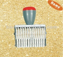 Office Metal Rubber Plastic Word Number Stamp