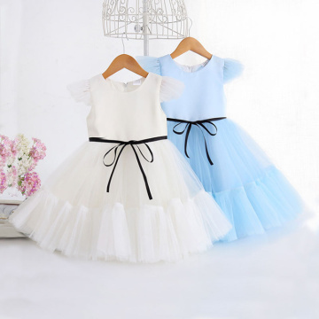 Fashion Design Hot Sale Baby Clothing Ribbon Dress