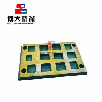 High Manganese Steel C145 C160 Jaw Crusher Parts Jaw Plate for Crushing Rock