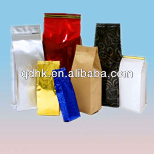 ziplock plastic packaging coffee bag