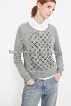 Lady Grey Melange Sweatshirt Pullover