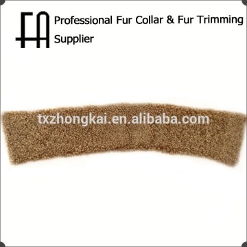 Factory direct wholesale price men's leather garment lamb fur collar for garment