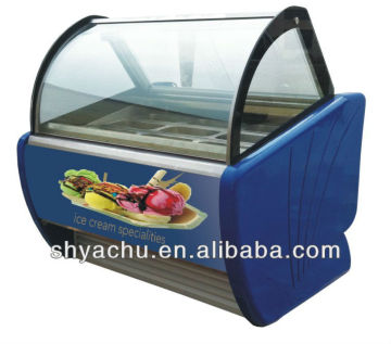 hard ice cream showcase with Tecumseh compressor/ ice cream display