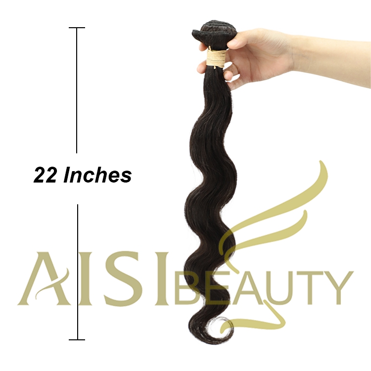 Aisi Beauty Hot Selling Wholesale Price 22 Inches Long 100g Body Wave Soft Luster Brazilian Human Hair Weave Bundles