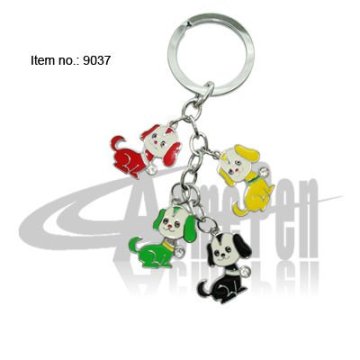 Dog style Key Ring Pen Ornament for gift set
