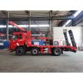 Dongfeng 4ton loading capacity flatbed excavator