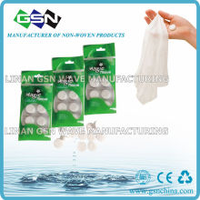 OEM Disposable Compressed Towel, Coin Tissues as Promotional Gifts