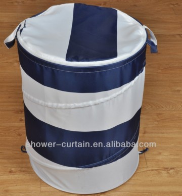 2012 new design non-woven laundry bin pop-up hamper