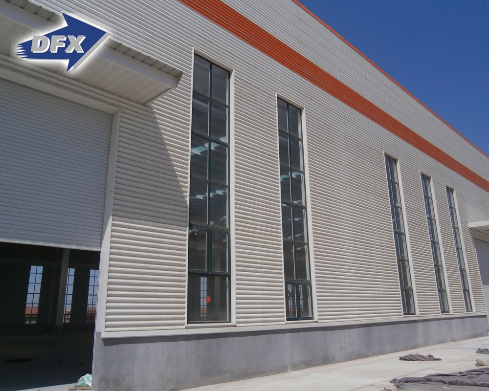 Chinese metallic fabrication portal frame steel structure plant warehouses in Uruguay