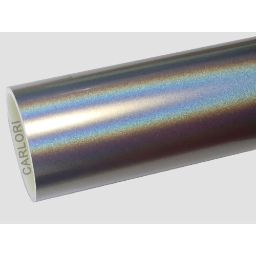 Rainbow Laser Silver Car Wrap Vinyl.