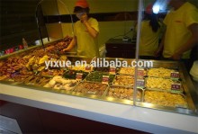 OEM Supermarket deli food cooled food fridge display, Deli showcase