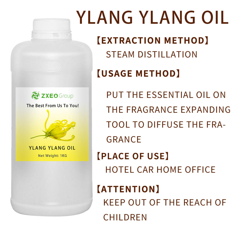 Ylang ylang mafuta muhimu 100% ya asili ya aromatherapy