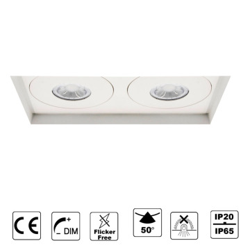 Vertex bathroom recessed spotlights