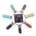 7 color Pyramid Crystal Pendant