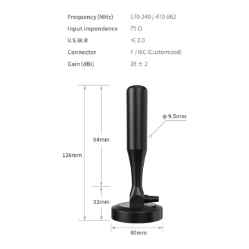 Digital TV Antena Indoor for Smart TV