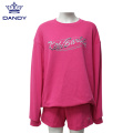 Custom Dance Team opwarmt mode oversize sweatshirt