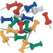 Colorful Shaped Plastic Push Pins