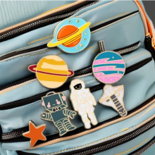 Wholesale metal badges Custom dyed black metal badges Soft enamel lapel pins China made metal badges Dyed black metal badges