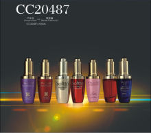 30ml 25ml Dropper Colorful Forsted Essential Oil Glass Bottles With Plastic Security Cap