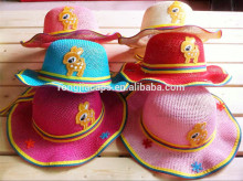 9170190 cartoon patch hat straw hat colorful bucket hat straw hat