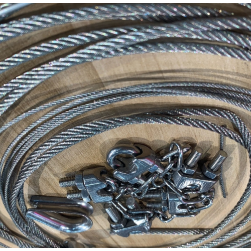 19X7 stainless steel wire rope 3/8in 316