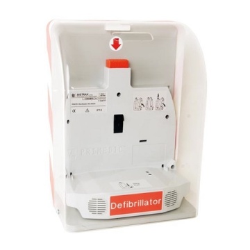 Plastic heartsave defibrillator product