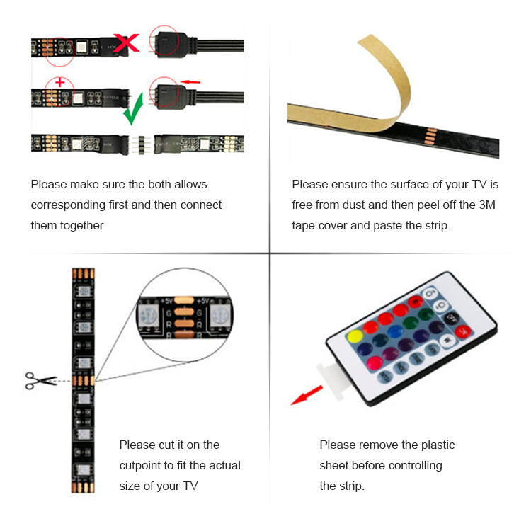 New product flexible  holiday rgbw  led strip  smd  5050 led strip lights DC 12V /24V S  shape  decoration  lighting