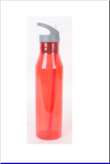 750mL Single Wall Water Bottle With Straw