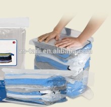 Hand Pressing Travel Vacuum storage space saver bag design china sup[plier