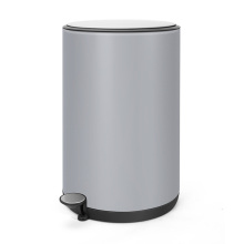Stainless Steel Metal Round Step Pedal Rubbish Bin