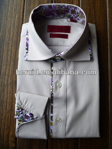 lastest wholesale mens slim fit shirts