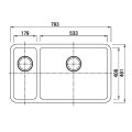 Workstation Double Bowl Stainless Steel 304 Kitchen Sink