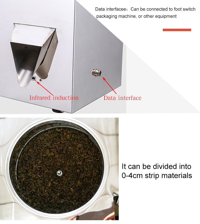 Automatic weighing and quantitative filling machine for tea flavor