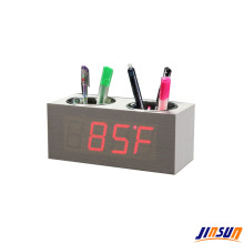 Smart Clock With Penholder Office Gift