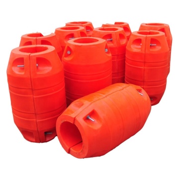 LLDPE/PE Dredge Float Pipe Floater with Foam-Filled Cable