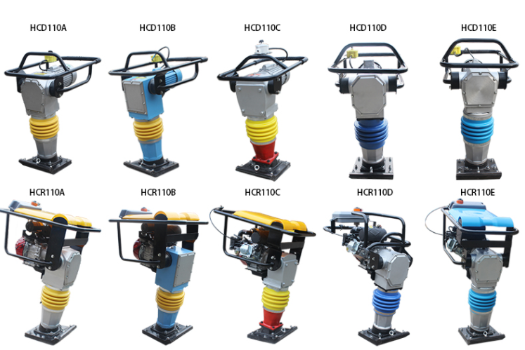Compactor Rammer Jumping Jack Tamper Rammer Compactor Highly Efficient Electrical Tamping Rammer with Motor