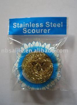 copper scourer Brass Scourer,copper scouer, scrubber, cleaning ball, galvanized mesh scourer