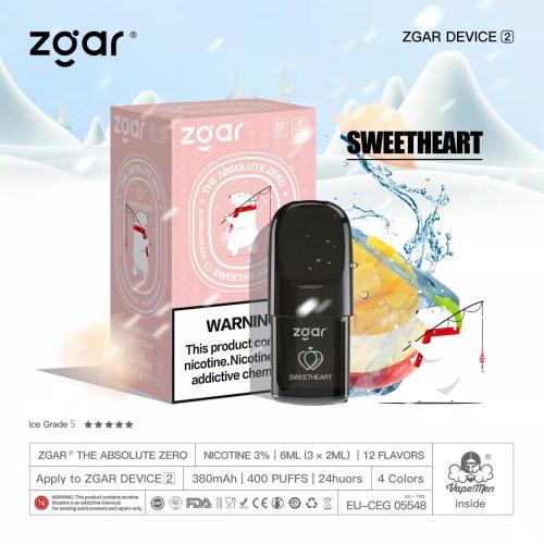 Zgar Popular Fruit Fruit Fruit Atomizer Vapes Pod