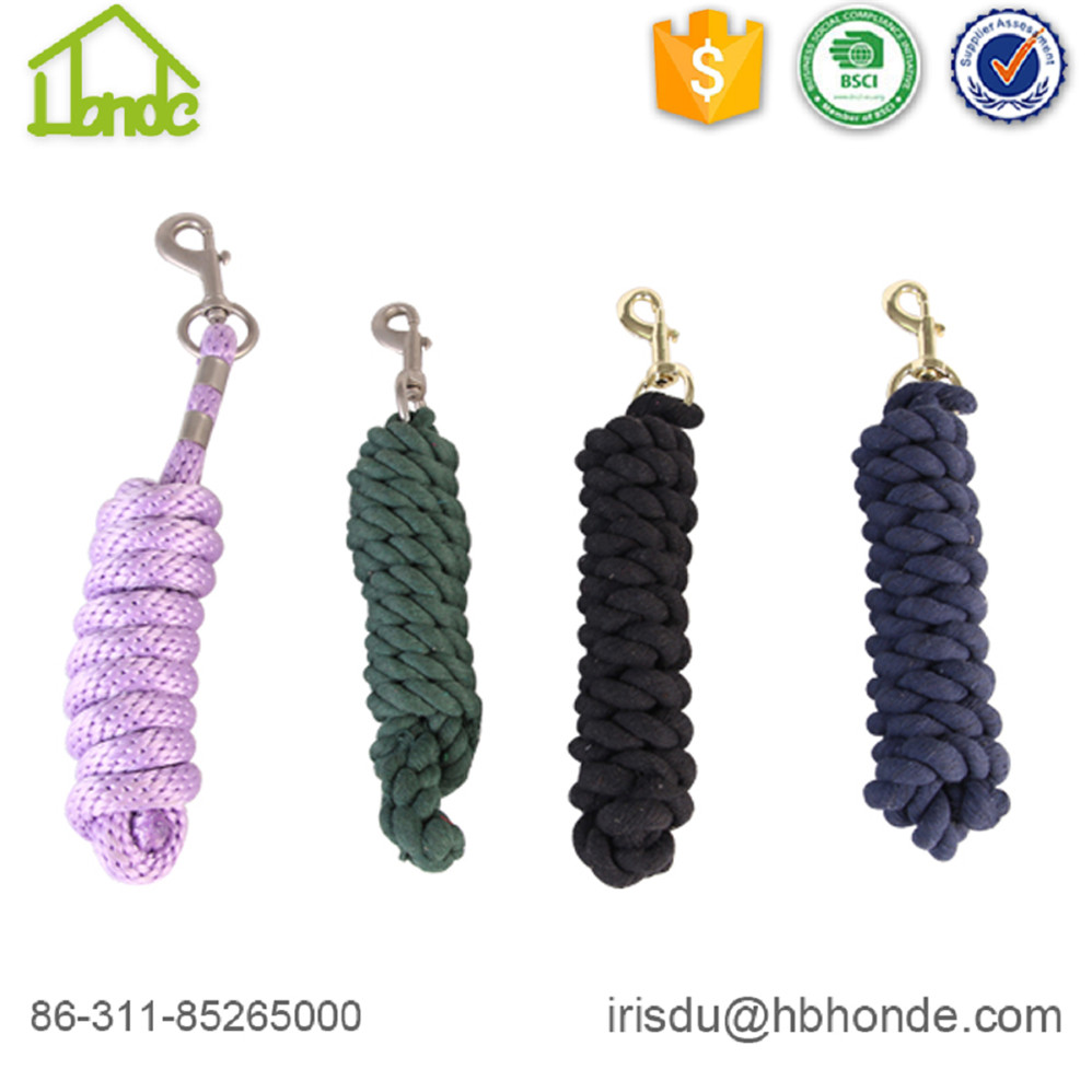 Various Color Polyester and Cotton Horse Lead Rope