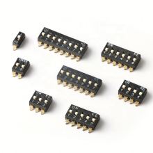 SMD DIP Dial Switch Piano Type - 1-8 Position 2.54mm Black