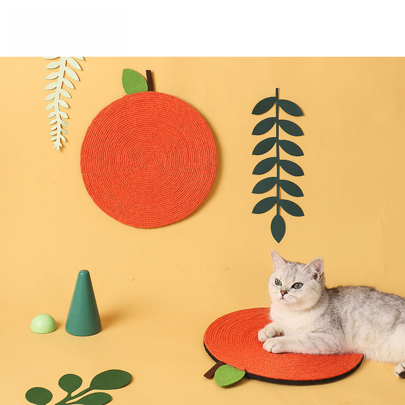 Stable Heavy Carpet Base Avocado Cat Scratching Pad