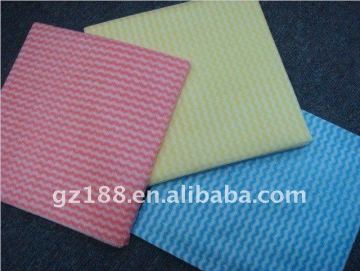 nonwoven fabric wiping cloth