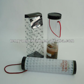 Plastic gift box for wine