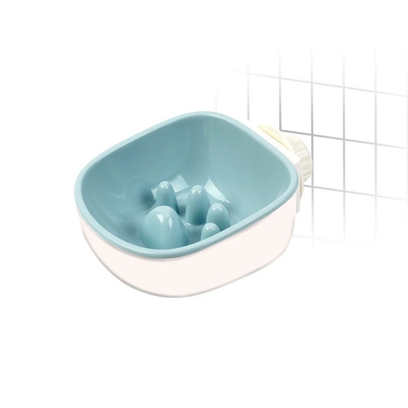 Original Pet Bowl Dog Hanging Type Anti-Choke Bowl Cat Feeding Water Hanging Bowl Creative Plastic Dog Bowl