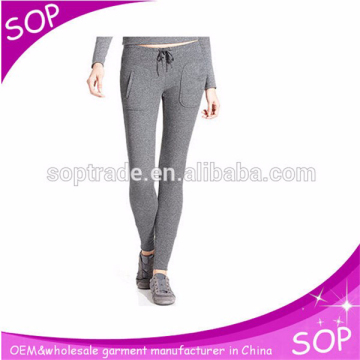 High quality women cotton slim jogging pants