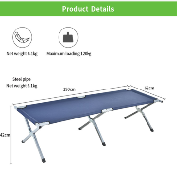 WATOWER Camping cot folding single bed