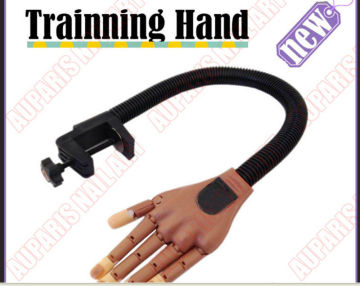 2014 Newest nail training hand/iv training hand (100pcs nail beds)/training hand