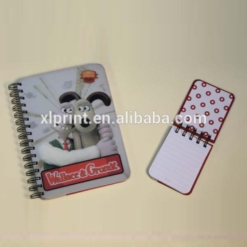 Popular new design spiral wire note book
