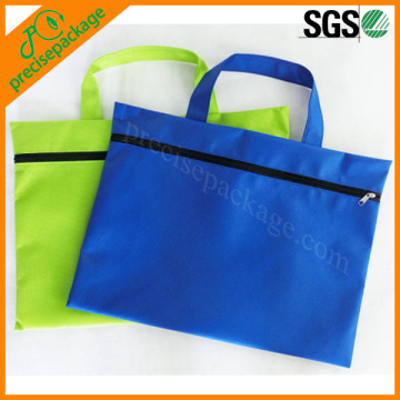 customized reusbale nonwoven document bag with zipper